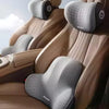 Comfortable Car Headrest Lumbar Pillow Set